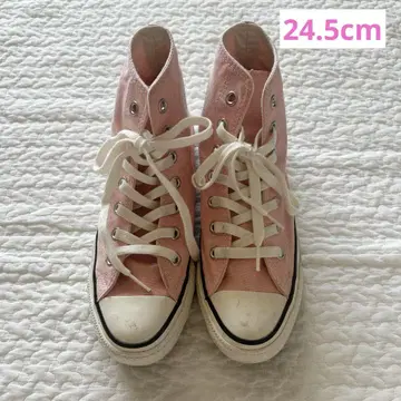 [새상품급] 컨버스 핑크 하이컷 24.5cm