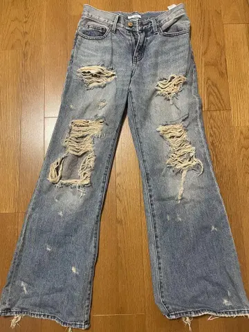SLY JEANS 데미지 데님 팬츠