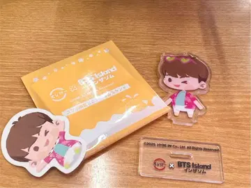 BTS Island 진 아크릴 스탠드 & 스티커 세트