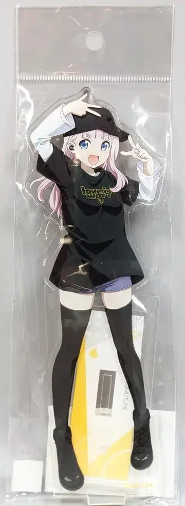 아르마 비앙카 BIG 아크릴 스탠드 후지와라 치카 스트릿 패션 ver.