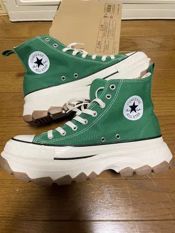 CONVERSE ALL STAR 통굽 그린 스니커즈 27cm