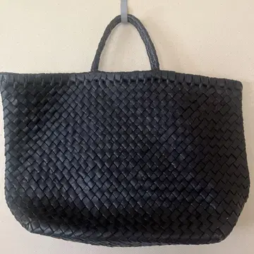 ichi KYUCA 가죽 메쉬 토트백