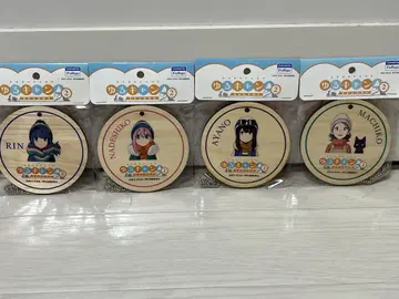 유루캠프 2 [ 한정 ] 스트랩 코스터 컬러 타입 4종 세트