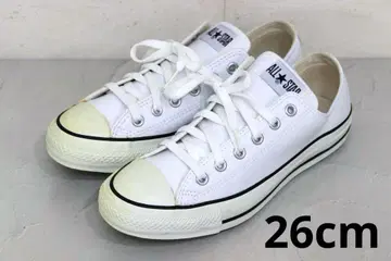 CONVERSE 컨버스 가죽 ALLSTAR OX 화이트 11552