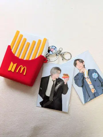 BTS 맥도날드 콜라보 실리콘 파우치