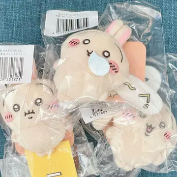 토끼 투성이 복권 E상 인형 배지 마스코트 치이카와 (먼작귀)