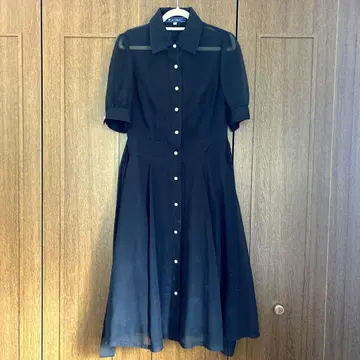 [ M'S GRACY ] 원피스 오간자 블랙
