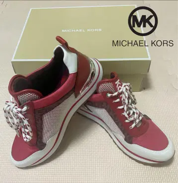MICHAEL KORS 마이클코어스 스니커즈 레드 24cm
