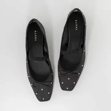 RANDA 비쥬 시어 플랫 펌프스