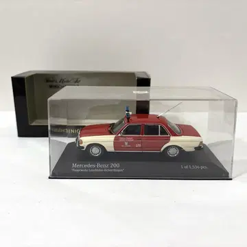 미니챔프스 Mercedes-Benz 200 소방지휘차 1/43 스케일