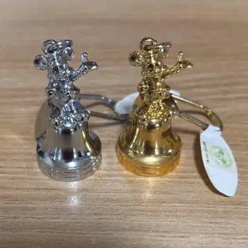 디즈니 리조트 미키와 벨 (방울) 키링