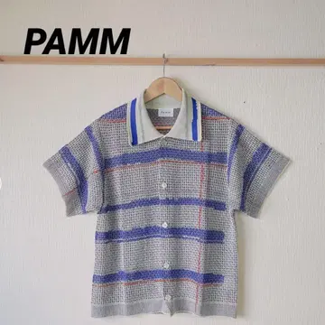 PAMM 투명 공기 체크 메쉬 폴로