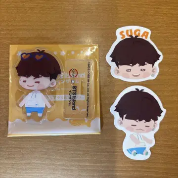 SUGA 아크릴 스탠드와 스티커 세트