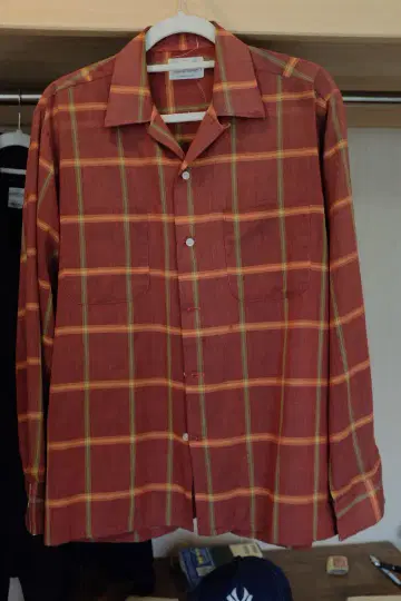 60s japan vintage BRENT 오픈 카라 셔츠 레어
