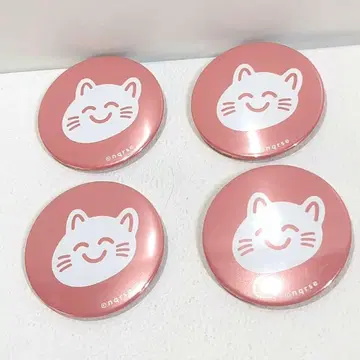 나루세 nqrse 고양이 캔뱃지 4종 세트
