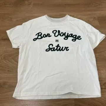 [새상품급] SATUR Bon Voyage 티셔츠 L 화이트