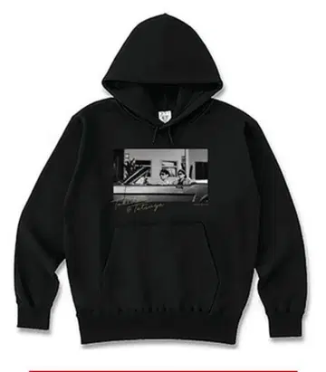 타케다 & 테츠야 타케다와 테츠야 포토 프린트 후드티 블랙