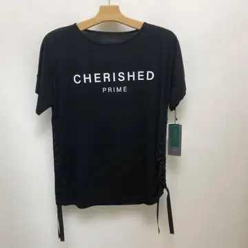 CHERISHED PRIME 블랙 티셔츠 반팔