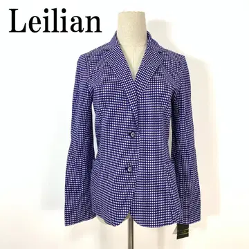 LA7049 택 포함 새상품 레리안 코튼 테일러드 자켓 블루 L