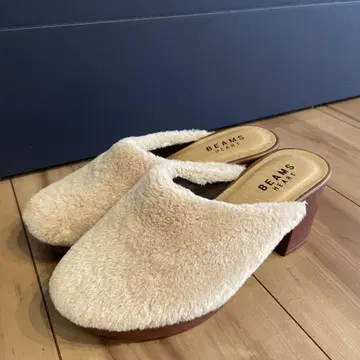 beamsheart 빔즈 샌들 신발 통굽 힐 S 사이즈
