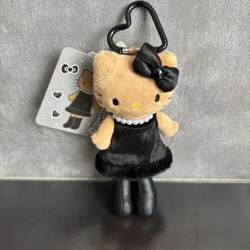 헬로키티 마스코트 참 블랙 발길이 긴 일광화상 키티 산리오