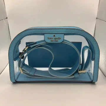 kate spade 케이트 스페이드 아치형 클리어 백 스카이블루