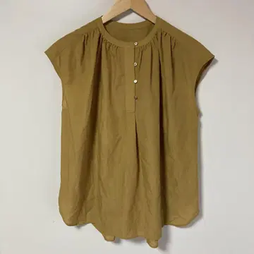 SLOBE IENA 프렌치 슬리브 개더 블라우스