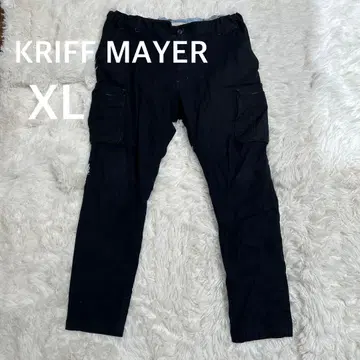 KRIFF MAYER 클리프 메이어 카고 팬츠 남성용 블랙