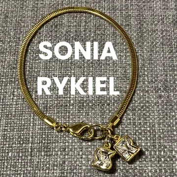 새상품급 소니아 리키엘 SONIA RYKIEL RS 로고 팔찌