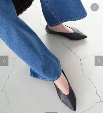 BONITAS/가죽 포인티드 펌프스