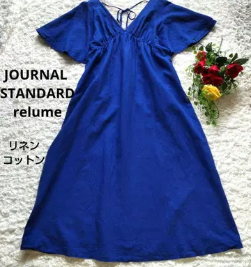 JOURNAL STANDARD relume 플레어 슬리브 린넨 코튼