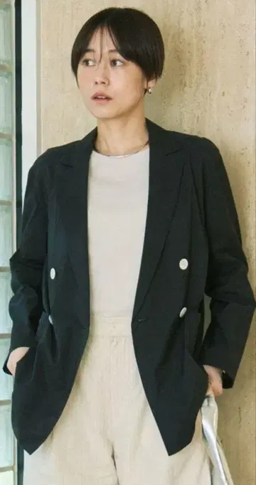 시어 자켓 안피로 블랙 S 사이즈