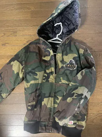 XLARGE 카모플라쥬 후드 자켓