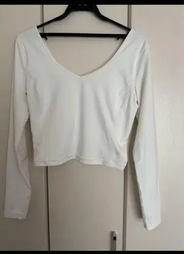 룰루레몬 Align Long Sleeve 화이트