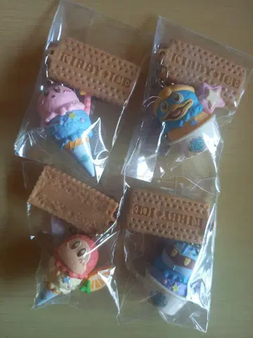 별의 커비 아이스 참 G상 4종 세트 KIRBY ICE CREAM
