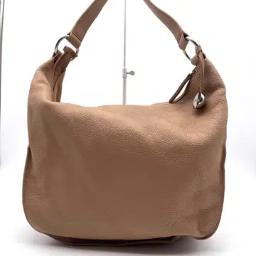 새상품급 FURLA 훌라 원숄더백 숄더 가죽 주름 가죽 베이지