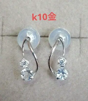 k10 금 트위스트 디자인 귀걸이