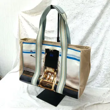 안야 힌드마치 토트 백 애니멀 강아지 패턴