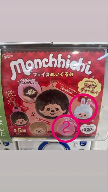 몬치치 페이스 봉제 인형 토끼