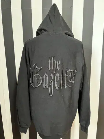 the GazettE 로고 후드티 블랙 L 사이즈