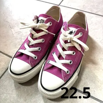 [새상품급 컨버스] 퓨샤 핑크 로우컷 스니커즈 22.5cm