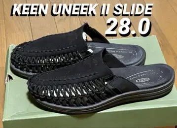 6/25 한정판 판매 KEEN UNEEK II SLIDE 28.0 샌들