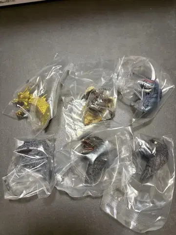 제일복권 고질라 대괴수열전 G G상 몬스터 헤드 마그넷 전6종