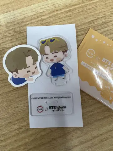 BTS 스시로 콜라보 아크릴 스탠드 피크 세트
