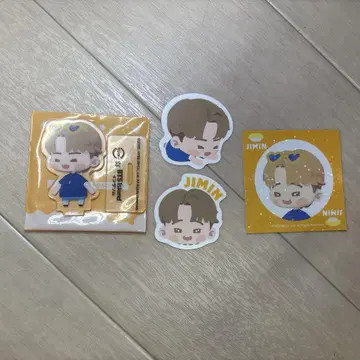 JIMIN 아크릴 스탠드와 스티커 세트