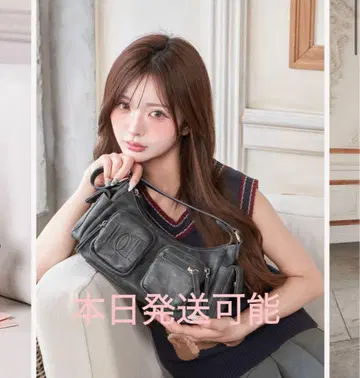 다리치 DD 가죽 핸들 백 BLK 미사용 새상품 택 포함