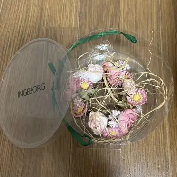 핑크하우스 ingeborg 꽃 화관풍 코사지 핑크