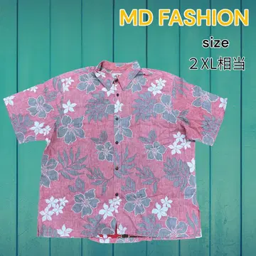 MD FASHION 알로하 셔츠 리버스 프린트 1442 502