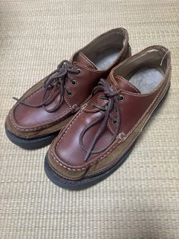 가죽 신발 브라운