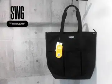 새상품 SWAGGER 스웨거 CORDURA 코듀라 토트백 블랙